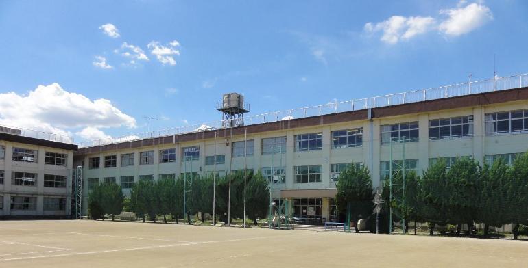 蓮沼中学校 430m 