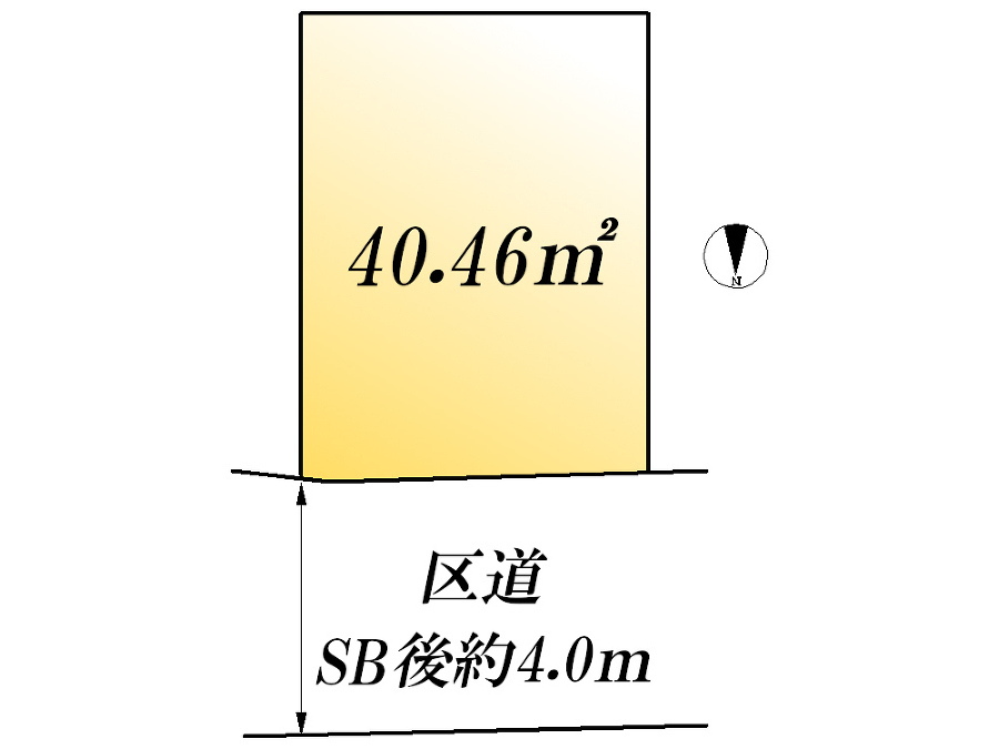  間取図　価格4980万円、2LDK+S、土地面積40.46m2、建物面積72.77m2