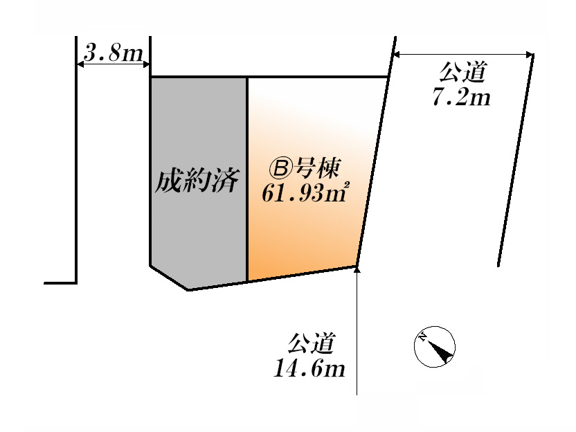   全体区画図（当該Ｂ号棟）