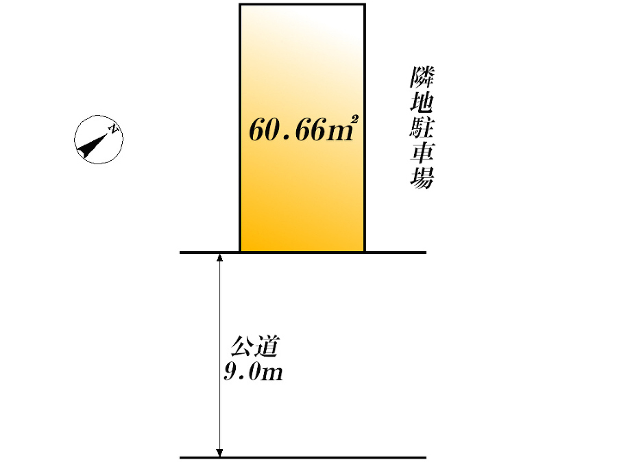   区画図　価格6980万円、2LDK+2S、土地面積60.66m2、建物面積109.39m2