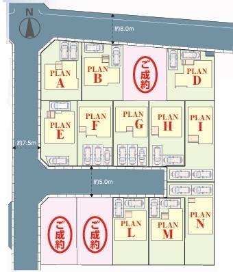 新築戸建 松戸市古ケ崎4丁目　26期　A号棟　全14棟