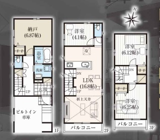 新築分譲住宅　江戸川区東小岩2期　全2棟