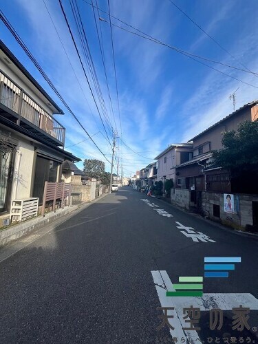   前面道路です。