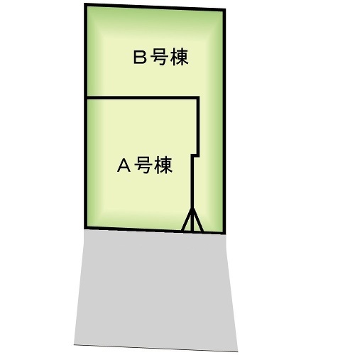   土地面積101.49㎡、別途セットバック部分約2.84㎡