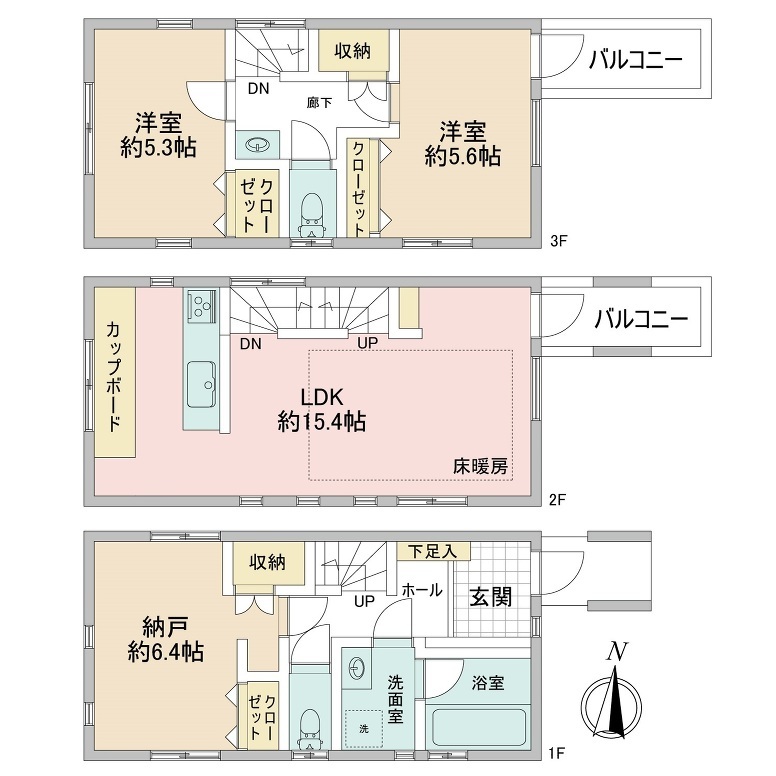 【中古一戸建て】江東区大島１丁目