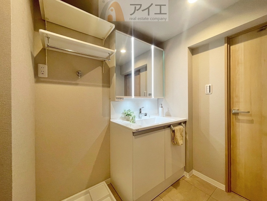 上質な洗面空間がゆとりの時間を演出