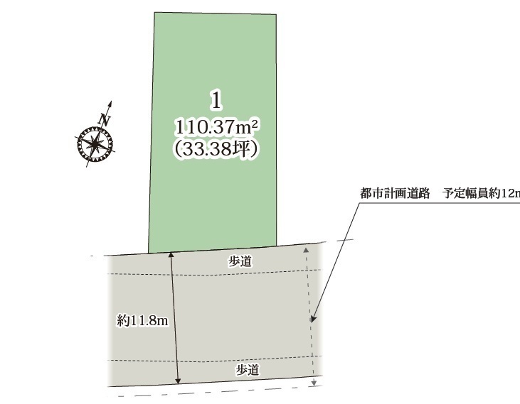 条件あり土地　我孫子市天王台6丁目　１区画