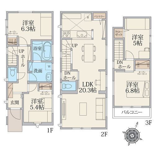   建物面積99.68平米