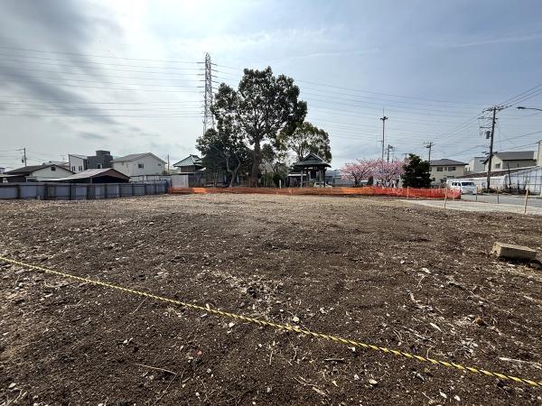 車通りも少なくて安心。閑静な住宅地です。