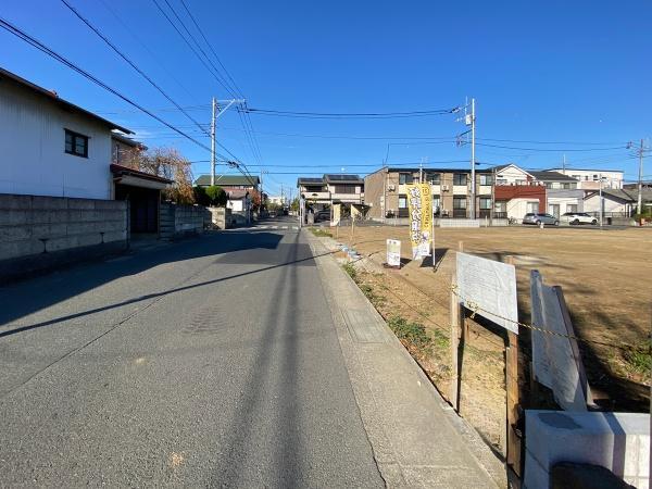 見通しの良い前面道路
