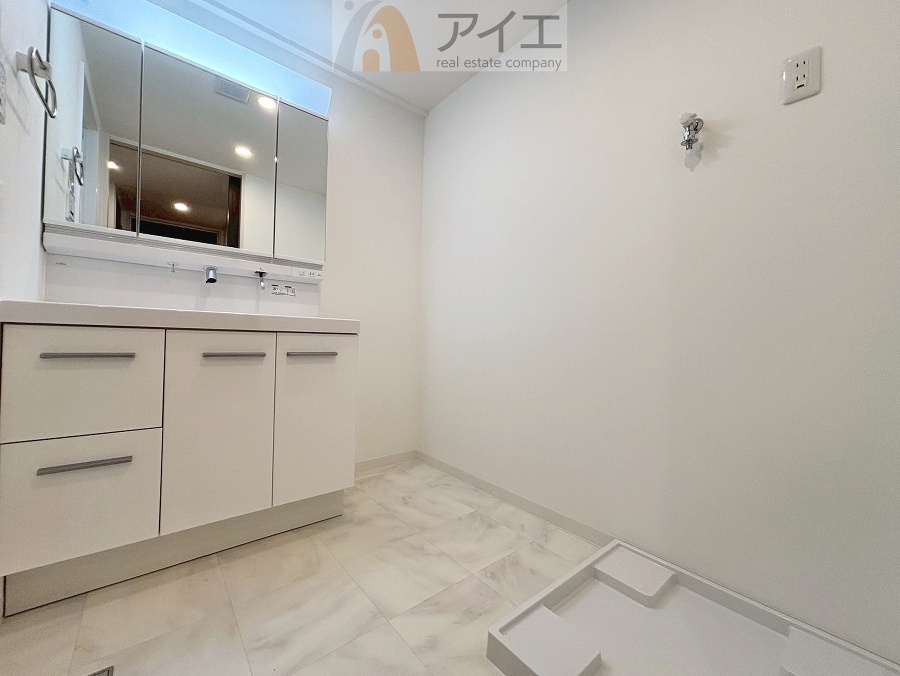 上質な洗面空間がゆとりの時間を演出