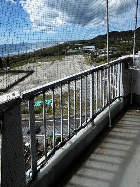 海を一望できます