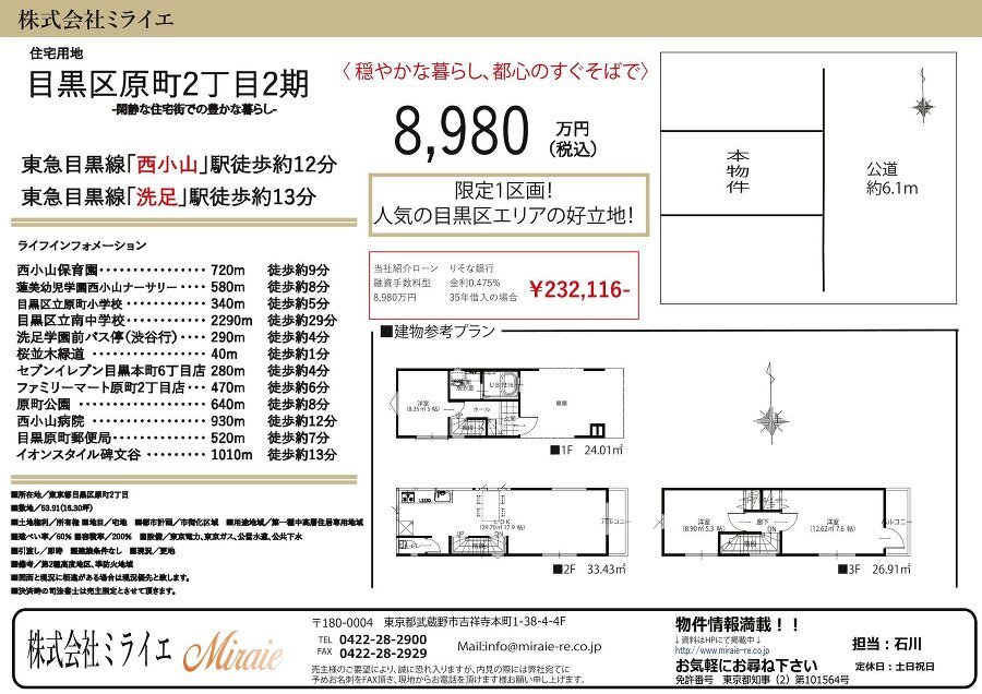 目黒区原町２丁目