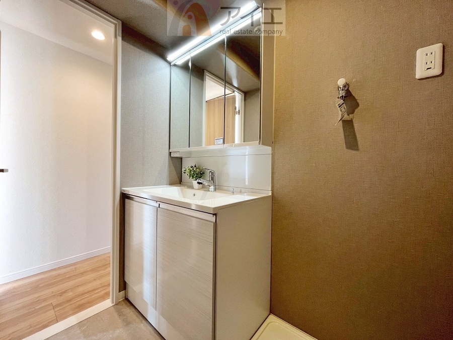 上質な洗面空間がゆとりの時間を演出