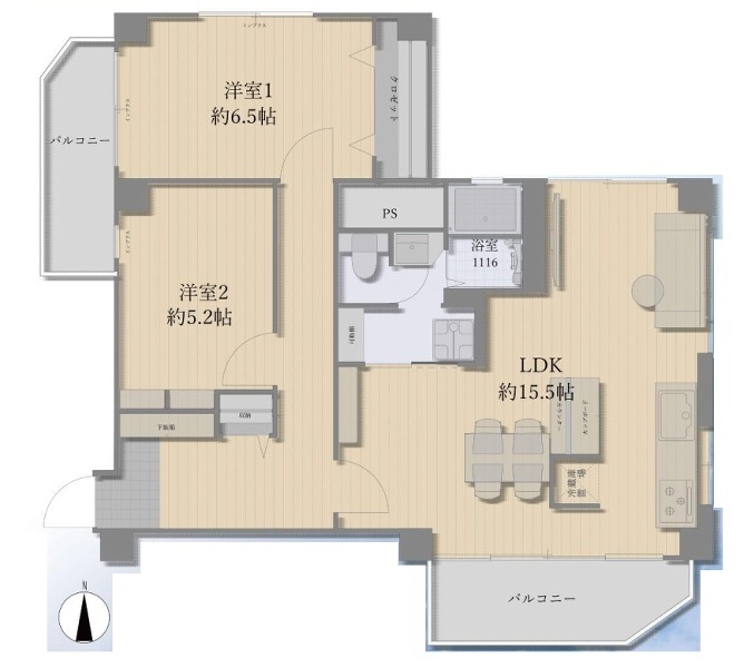 新宿区中落合２丁目