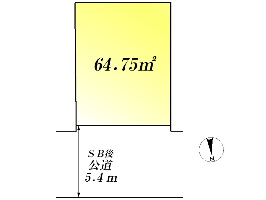    区画図　価格7980万円、3LDK+S、土地面積64.75m2、建物面積115.42m2
