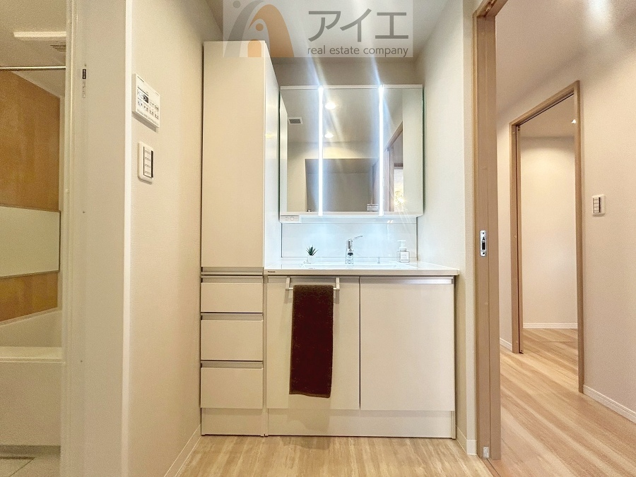 上質な洗面空間がゆとりの時間を演出