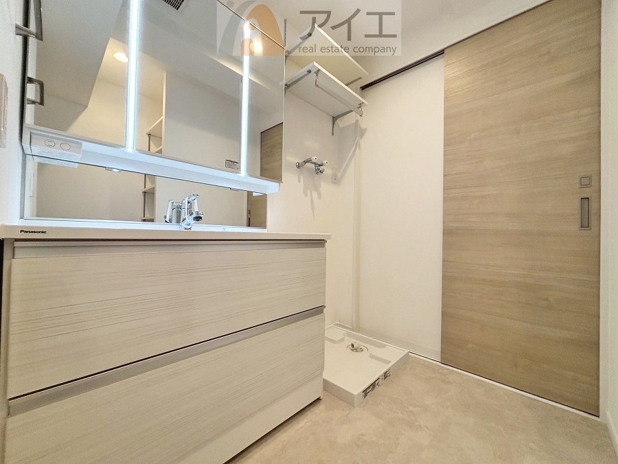 上質な洗面空間がゆとりの時間を演出