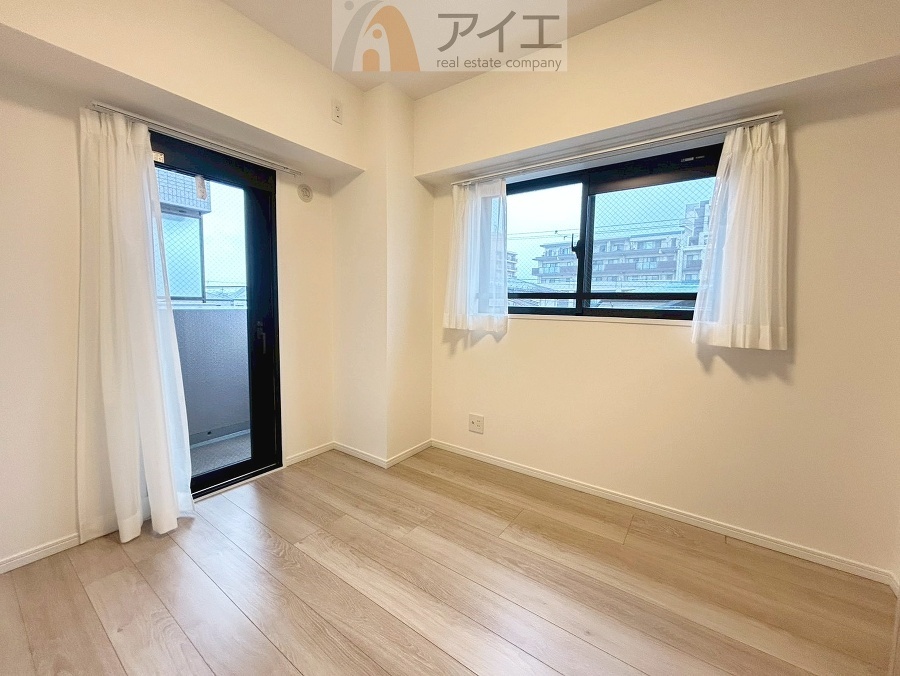 風通しが良く、開放感あふれるお部屋です