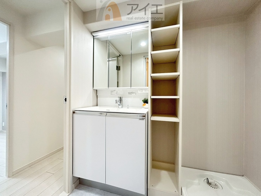 上質な洗面空間がゆとりの時間を演出