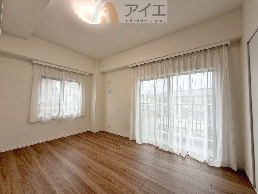 風通しが良く、開放感あふれるお部屋です