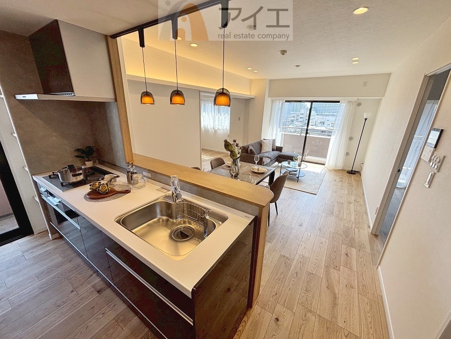 対面キッチンがご家族の温かい時間を演出