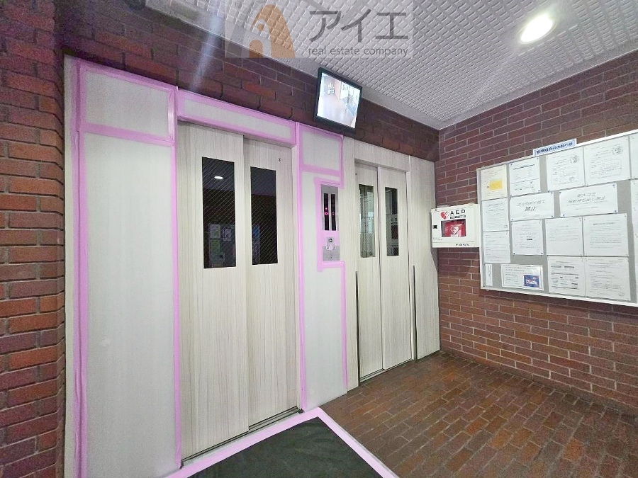 清掃も行き届いたエレベーターホール