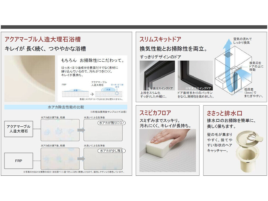   パナソニック　バスルームオフローラ特徴②