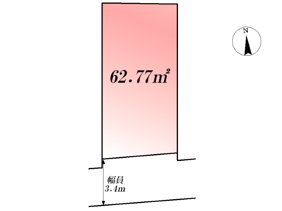  区画図　価格8780万円、3LDK+S、土地面積62.77m2、建物面積105.92m2