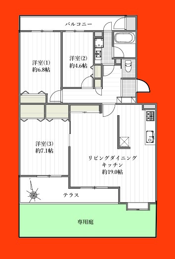 鎌ケ谷市北中沢１丁目