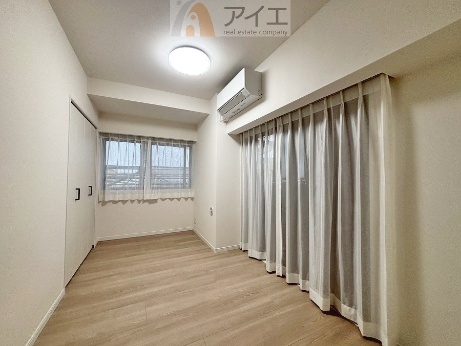 風通しが良く、開放感あふれるお部屋です