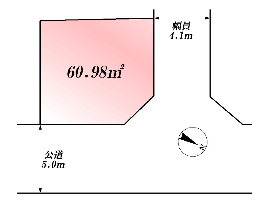    区画図　価格8180万円、4LDK、土地面積60.98m2、建物面積106.39m2