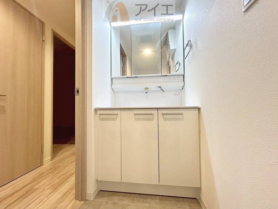 上質な洗面空間がゆとりの時間を演出