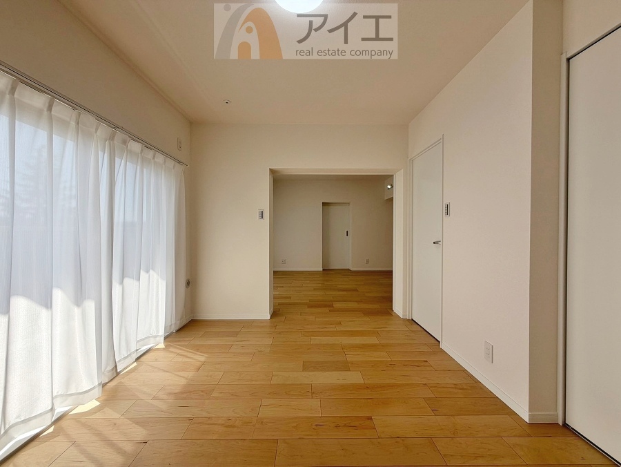 風通しが良く、開放感あふれるお部屋です