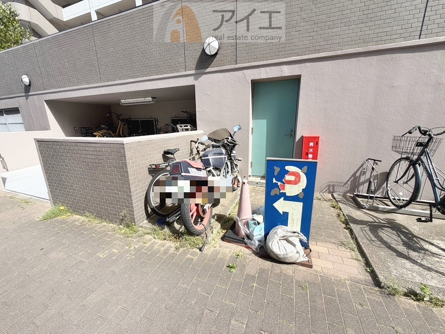 セキュリティ面にも配慮した駐輪場がございます