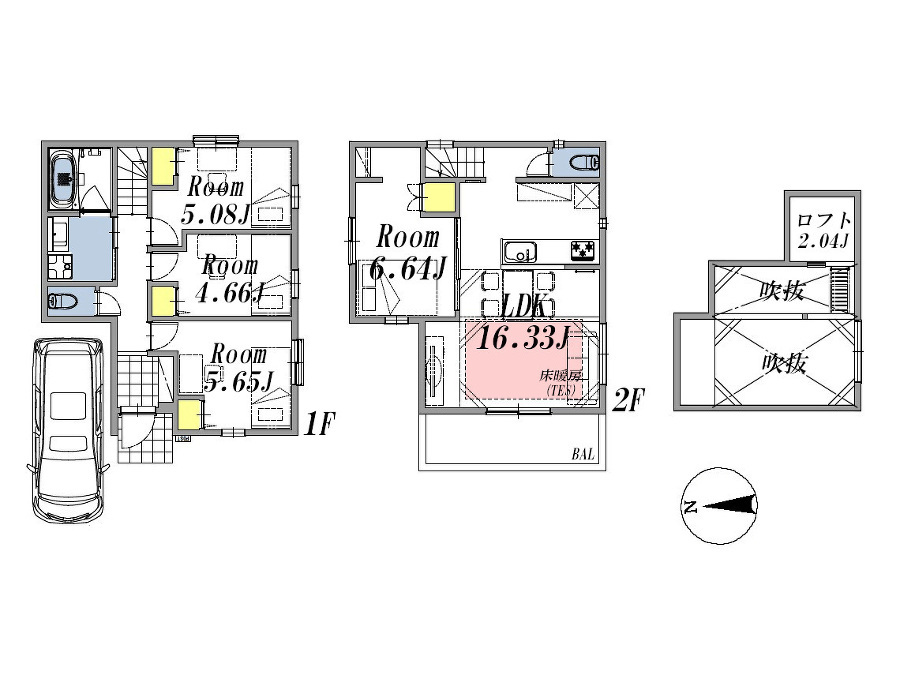   間取図　価格7780万円、2LDK+2S、土地面積82.63m2、建物面積83.31m2