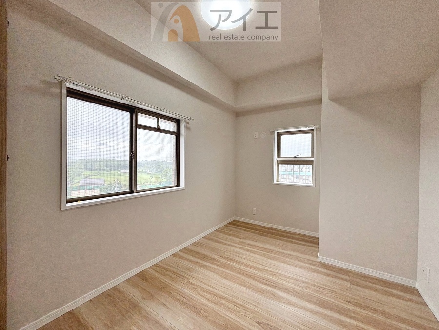 風通しが良く、開放感あふれるお部屋です