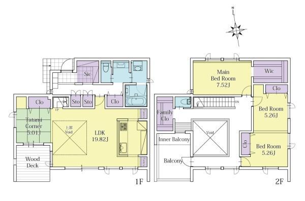 建物プラン例:建物面積130.25m2