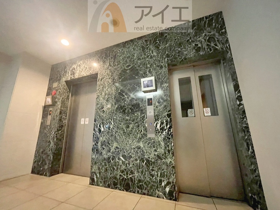 清掃も行き届いたエレベーターホール