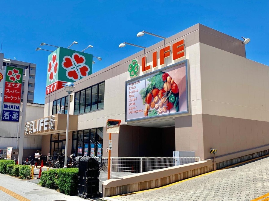 ライフ亀戸店 400m 
