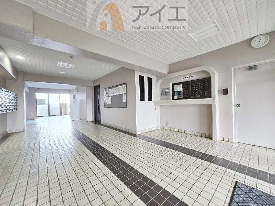 共用部の清掃・修理は管理員が実施