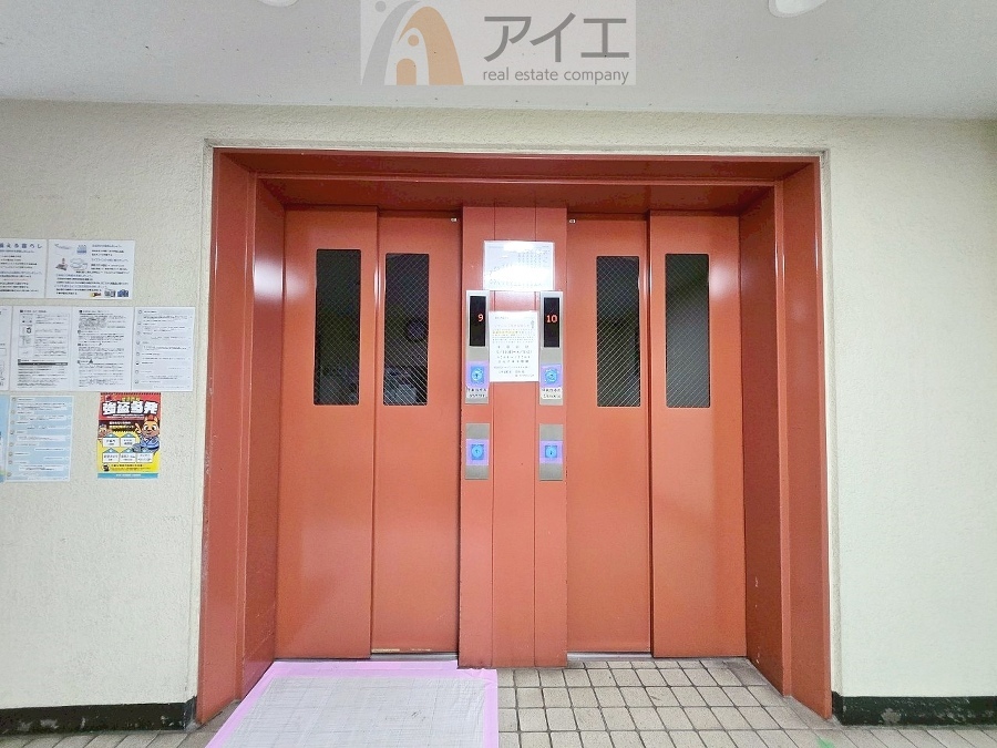 清掃も行き届いたエレベーターホール