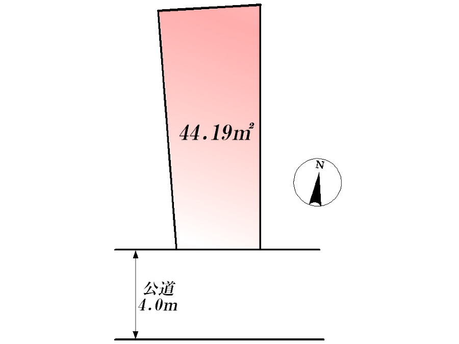    区画図　価格6480万円、2LDK+S、土地面積44.19m2、建物面積75.45m2