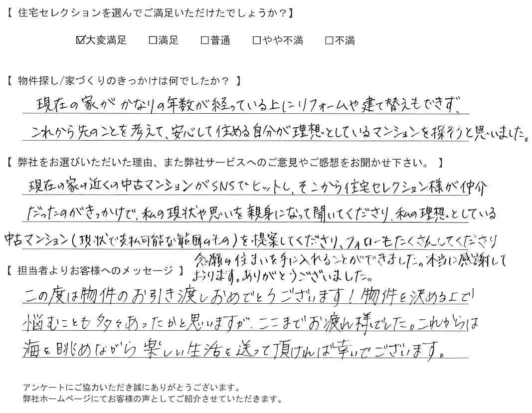 【購入されたお客様】本当に感謝しております